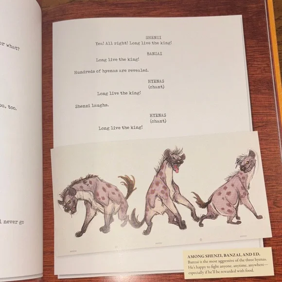Rare Disney The Lion King The Full Film Script Hardcover Book - Picture 9 of 13